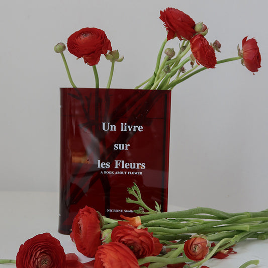 Acrylic Book Vase