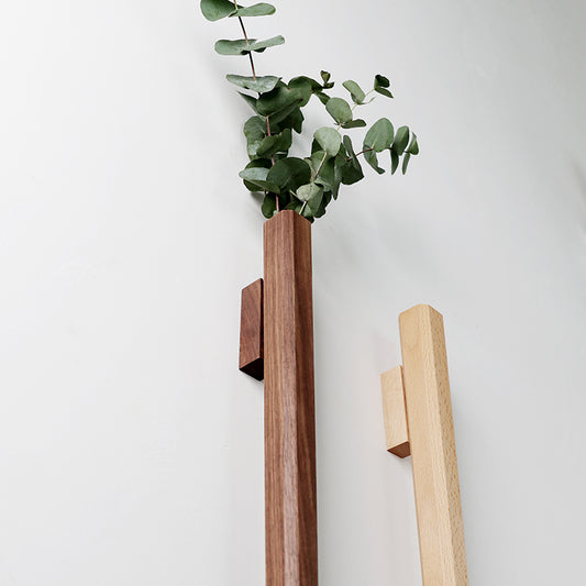 Solid Wood Hanging Vase