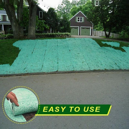 1Pcs Biodegradable Grass Seed Mat Seed Starter Mat 3M × 0.2M Grass Seed Carpet Seed Starter Mat Garden Supplies