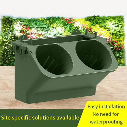 Indoor Plant Pot Modular Vertical Green Pot Stereoscopic Planting Trough Hanging Pot Punch Free PP