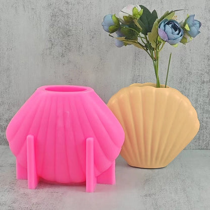 Shell vase silicone mold DIY