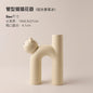 Behamei Creative Christmas Cute Tubular Cat Vase Living Room Home Desktop Decorations