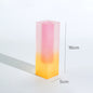 Simple Nordic Ins Acrylic Vase Square Column Glass Bubble Vase